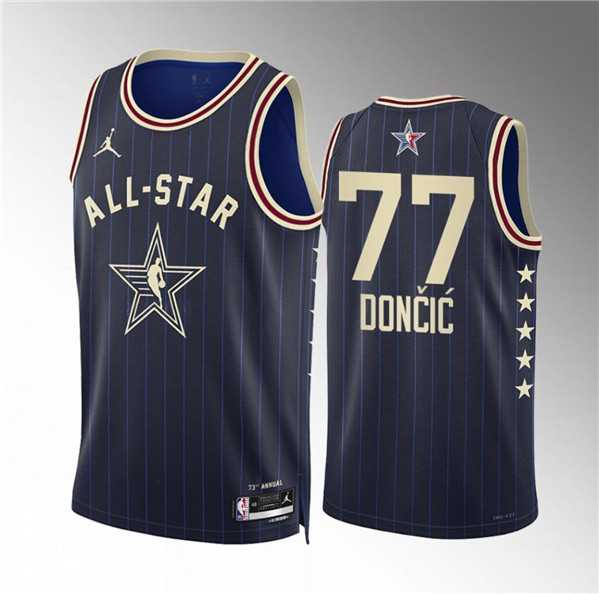 Men's 2024 All-Star #77 Luka Doncic Navy Stitched Basketball Jersey,We sell and wholesale Men's 2024 All-Star #77 Luka Doncic Navy Stitched Basketball Jersey on line form chian!
